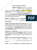 05 - Contrato de Comodato Precario