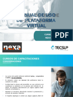 Manual de Usuario Plataforma Virtual