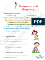 Kids Edu Pvt. LTD.: Statements and Questions