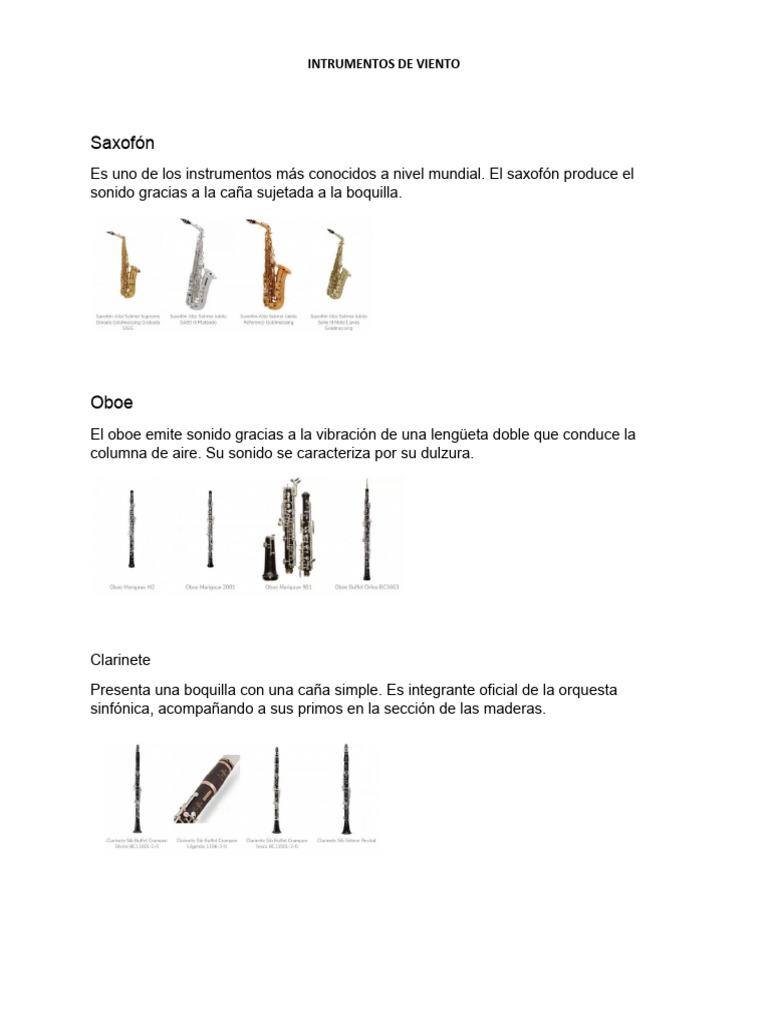 Intrumentos de Viento | PDF | Instrumentos de cuerda | Guitarras