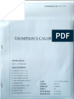 CW - Thompson's Calorimeter - Vihan