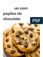 Receita Bolachas com pepitas de chocolate