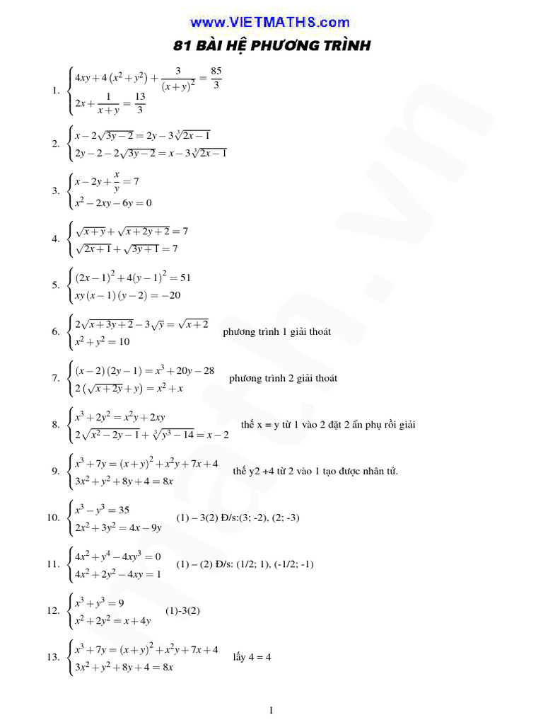 81 Bai H PHNG Trinh | PDF