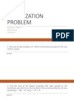 Optimization Problem Math146 A8