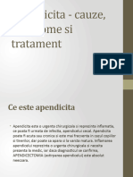 Apendicita - Cauze, Simptome Si Tratament