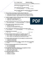 EXAMEN DE EDUCACION FISICA FUTSAL