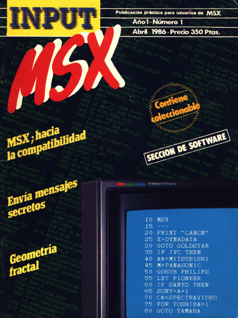 Input MSX 1 | PDF