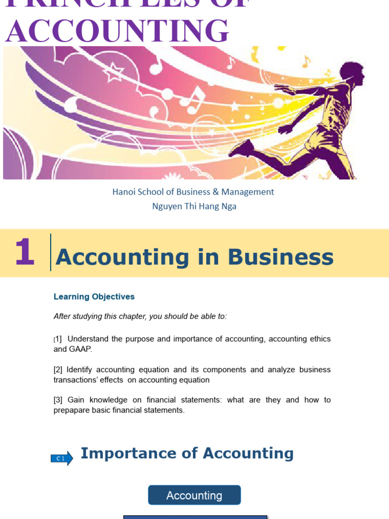 Principles of Accounting Chapter 1 | PDF | International Financial ...