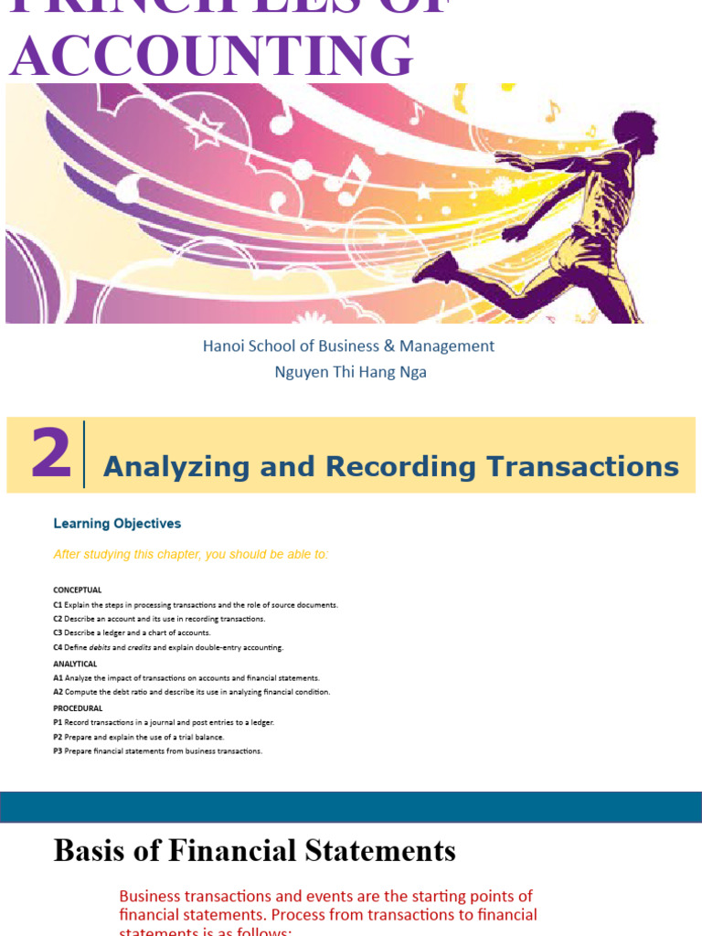 Accounting Principles: Transaction Analysis | PDF | Debits And Credits ...
