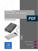 Cellular Engine Siemens M20 / M20 Terminal: Technical Description