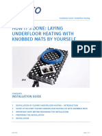 Flexiro Underfloor Heating-Knob Plate-Installation Guide