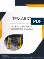 Temario de Apilador Hidráulico Manual - Master Izajes Perú