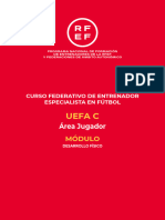 UEFA C Área Jugador Módulo Desarrollo Físico