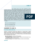 Geriatric C Diff Diarrhea Case