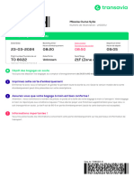 Transavia Boardingpass LYSDSS TO8022