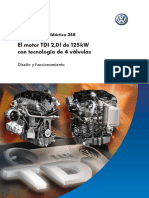 El Motor TDI 2 0L de 125kW Con Tecnología de 4 Válvulas Parte I