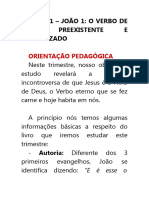 Lição 1 - Ebd - 2 Trimestre 2024