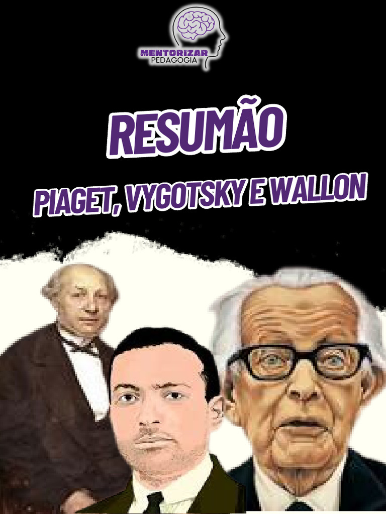 Teorias de Piaget, Vygotsky e Wallon | PDF | Psicologia | Sociologia