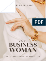 Beige Minimalist Business Woman Book Cover