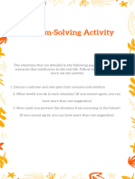 Problem Solving Activity PDF