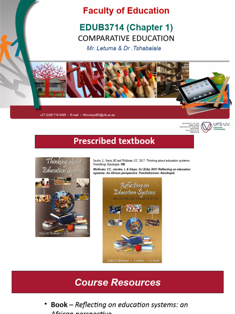 Comparative Education Overview EDUB3714 | PDF | Society | Liberal Arts ...