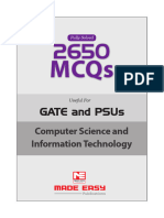 38 - 2650 MCQ GATEPSUs - Computer Science