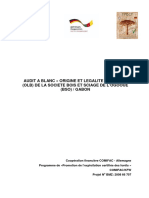 Groupe1 - Audit A Blanc Origine Et Legalite Des Bois (Olb) de La Societe Bois Et Sciage de L Ogooue (Bso) - Gabon - 054959
