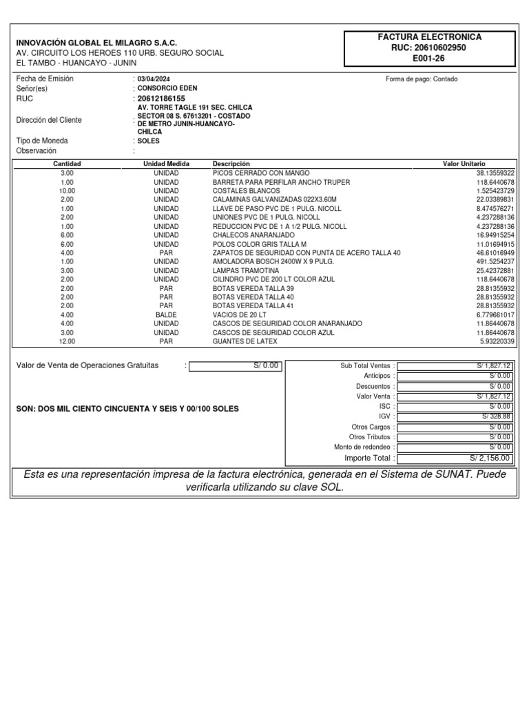 Factura pendiente de pago 1 pdf