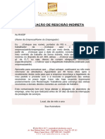 Carta Rescisão Indireta