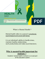 MENTAL HEALTH PPT Final