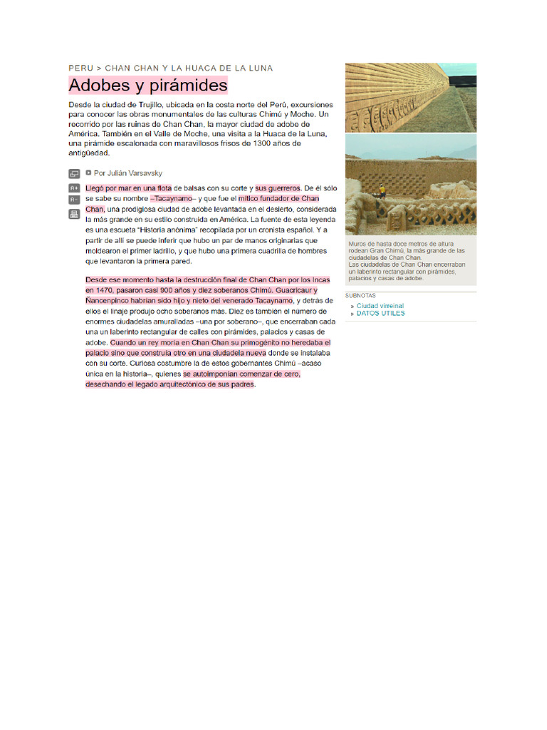 Adobes y Pirámides | PDF