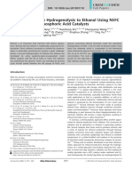 Selective Cellulose Hydrogenolysis To Ethanol Using Ni@C Combined With Phosphoric Acid Catalysts