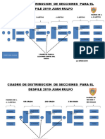 Cuadro de Distribucion de Secciones para El Desfile 2019 Juan Rulfo