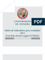 Matriz de Indic Adores 2015