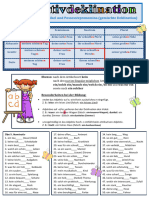 Adj - deklination-UNbestimmt. AUFGABEN