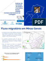 Reflexões sobre as iniciativas de políticas migratórias no Estado de MG e a construção da Política Municipal Intersetorial de Defesa dos Direitos de Pessoas Migrantes em Mobilidade Humana internac