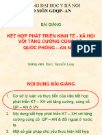 Kết hợp KT QP - AN long