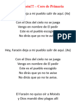 Hey, Faraón!!! - Coro de Primaria