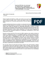 CARTA Solicitud