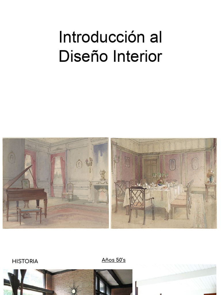 Historia y Estilos del Diseño Interior | PDF | Minimalismo | Materiales