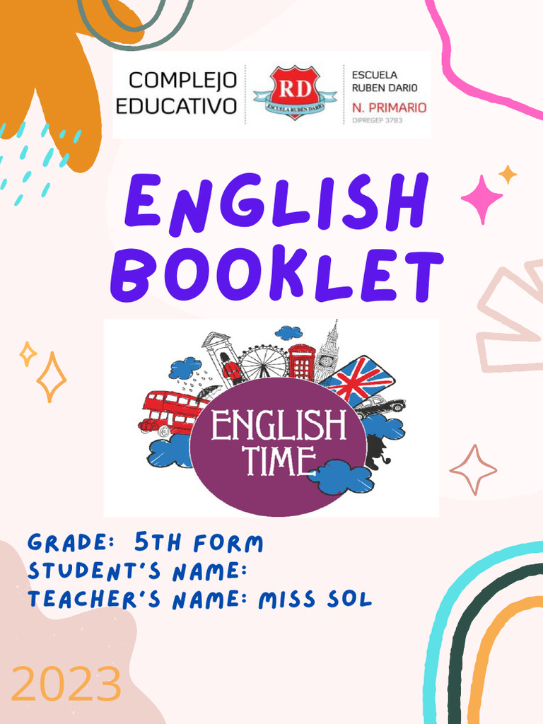 English Booklet for 5th Form | PDF