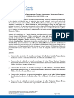 A S S O C S M P 21 2023: Cta de La Exta Esión Rdinaria Del Onsejo Uperior Del Inisterio Úblico Celebrada El de Junio Del