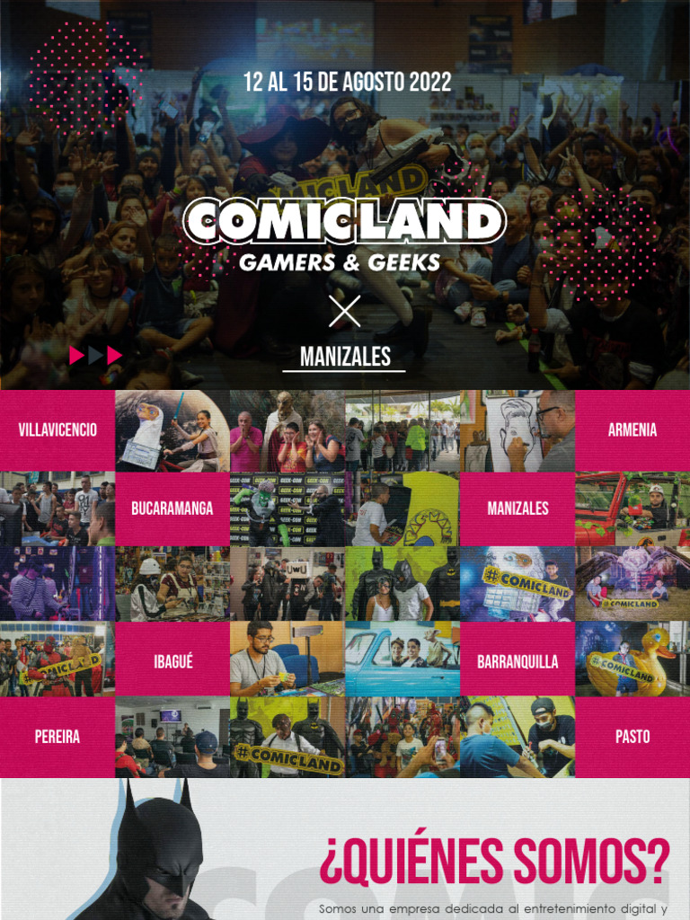 Comicland Manizales General | PDF | Cosplay | Entretenimiento