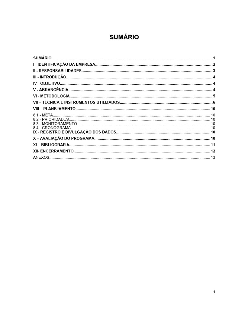 Programa de Prevenção de Riscos Ambientais | PDF | Ambiente natural ...