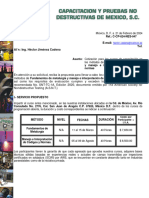 COTIZACION CURSO DE fundamentos y codigos