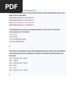 Routing Concepts and Configuration Exam | PDF | Ip Address | Router ...
