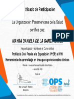 Profilaxis Oral Previa A La Exposición (PrEP) Al VIH Herramienta de Aprendizaje en Línea para Profesionales Clínicos