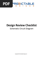 Schematic Design Review Checklist