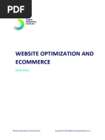 CDMP-10 - M8 - Website - Optimizaton - and - Ecommerce - STUDY NOTES