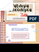 (ENTREVISTA) Patología Ginecológica